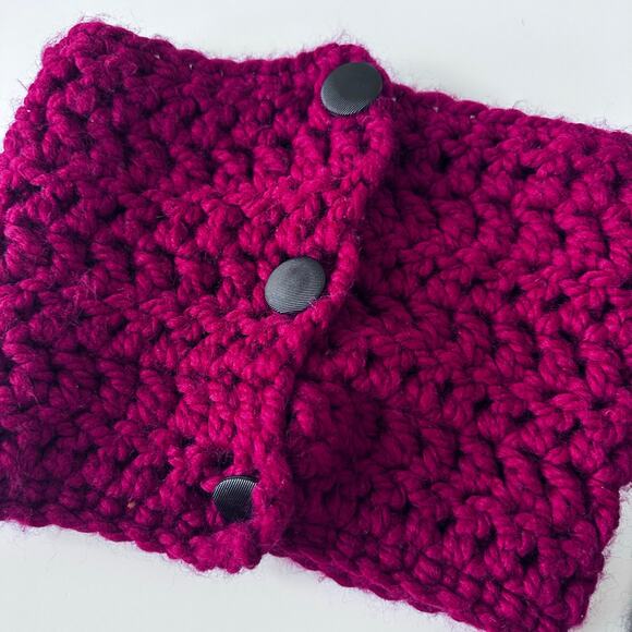 Crochet button scarf bundle - Picture 2 of 7